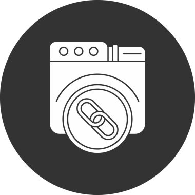 çamaşır makinesi simgesi, biçim, vektör