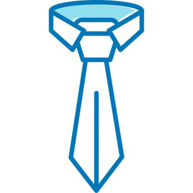 kravat vektör simgesi düzenlenebilir çizgisi