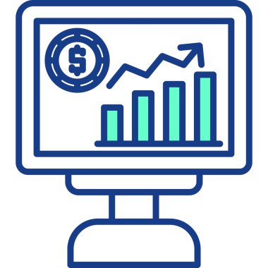 iş analizi grafik simgesi
