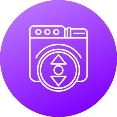 kamera web vektör çizgisi simgesi