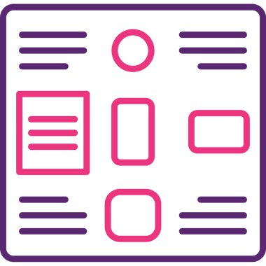 seo modern simgesinin vektör illüstrasyonu