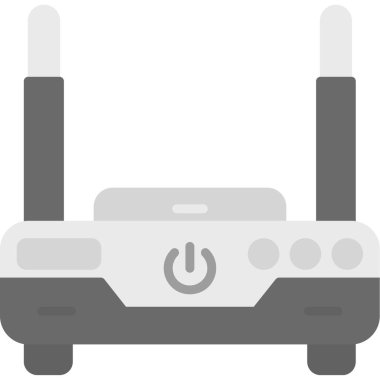 düz dizaynlı araba uzaktan kontrol vektör simgesi