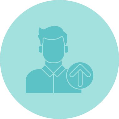 İnsan simgesinin vektör illüstrasyonu