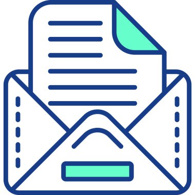 e-posta zarfı simgesi - taslak biçimi