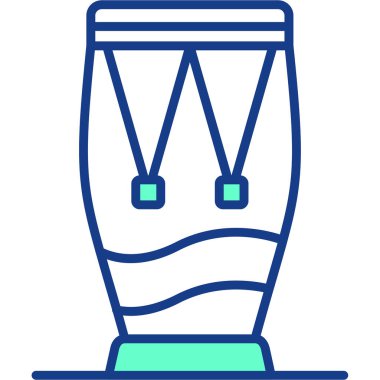 Su. Web simgesi basit illüstrasyon