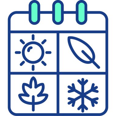 Takvim web simgesi, basit tasarım illüstrasyonu