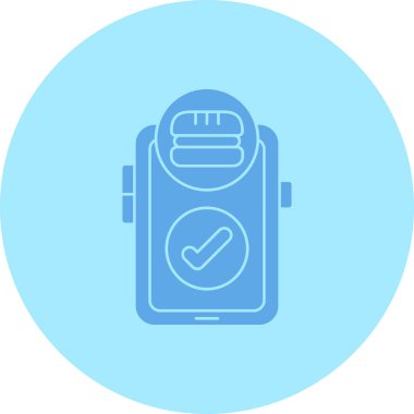 Bir b eksikliği simgesinin vektör çizimi