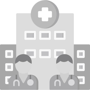 Tıbbi ekip. Web simgesi