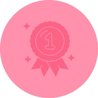 Madalya Web simgesi basit illüstrasyon