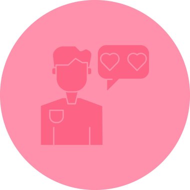 chat web icon simple illustration