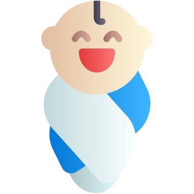 bebek ikonu. düz dizayn. bebek simgesi