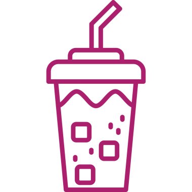 içki ikonu vektör illüstrasyonu