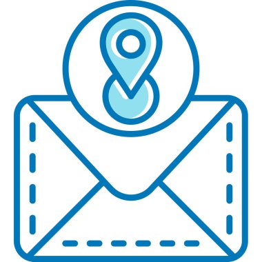 Harita işaretleyici vektör illüstrasyonuName