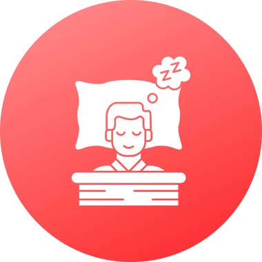 Beyaz arka planda insan kafası ve kitap ikonu olan beyaz bir adam. Kırmızı daire agon tuşu. vektör illüstrasyonu