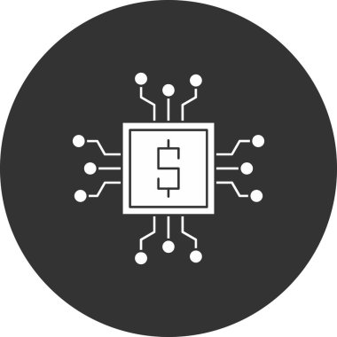 çip vektör simgesi modern simgesi