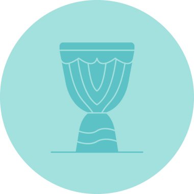 Bir bardak şarabın vektör çizimi