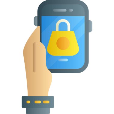 Kilit güvenlik vektör simgesi