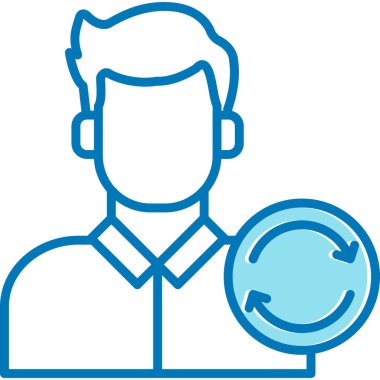 avatar erkek simgesi - taslak biçimi