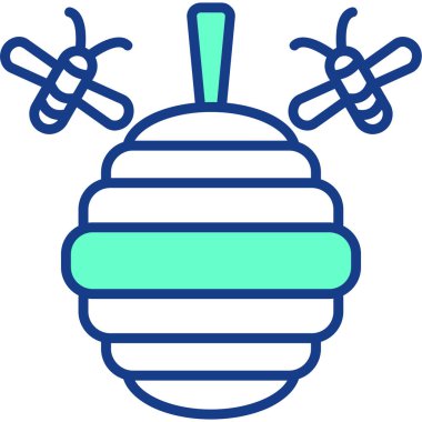 Çizgi film simgesinin vektör çizimi