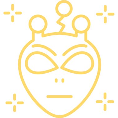 Taçlı ve maskeli bir adamın kafası.