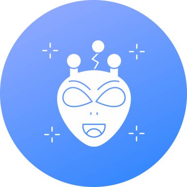 yabancı yüz simgesi basit bir şekilde