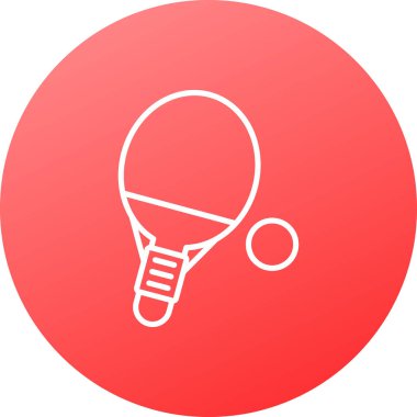 Ampul simgesinin vektör illüstrasyonu