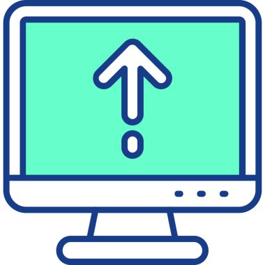 Ok. Web simgesi basit illüstrasyon