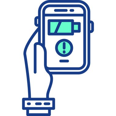 akıllı telefon simgesi vektör illüstrasyonu