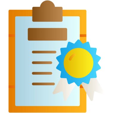 diploma ödülü vektör simgesi