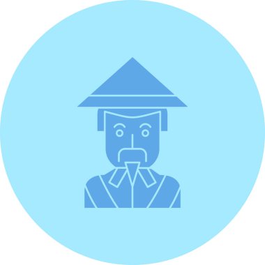 Çin ikonu vektör illüstrasyonu