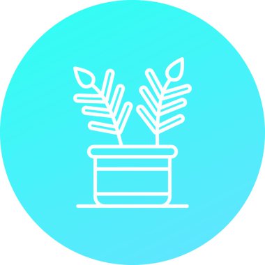 Kaktüs simgesinin vektör illüstrasyonu