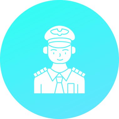 Bir insan simgesinin vektör illüstrasyonu