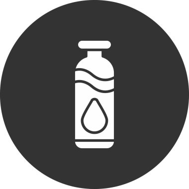 su şişesi simgesi, vektör illüstrasyonu