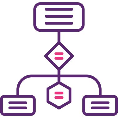 veri merkezi simgesi vektör illüstrasyonu