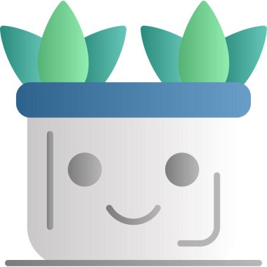 Kaktüs Simgesi, vektör illüstrasyonu