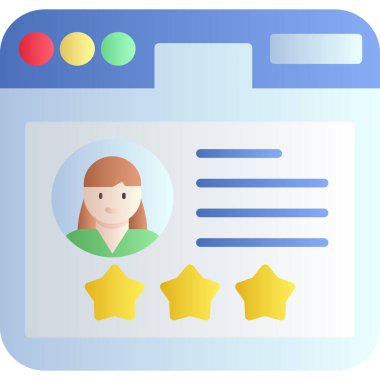 Müşteri hizmetleri web simgesi, vektör illüstrasyonu