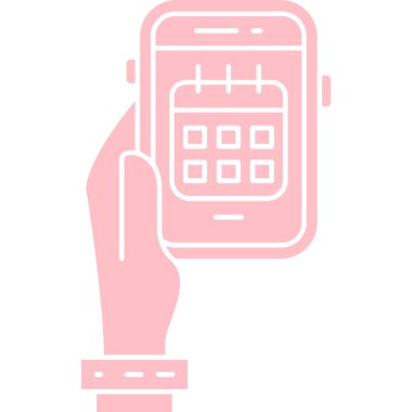 Akıllı saat simgesinin vektör çizimi