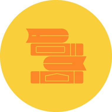 Kitap. Web simgesi basit illüstrasyon