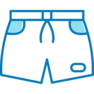 Kısa simge vektör illüstrasyonu