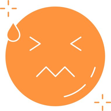 emoji. Web simgesi basit illüstrasyon