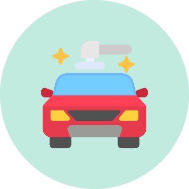 - Araba. Web simgesi basit illüstrasyon