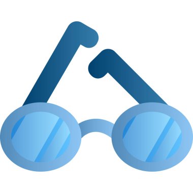 Dürbün. Web simgesi basit illüstrasyon