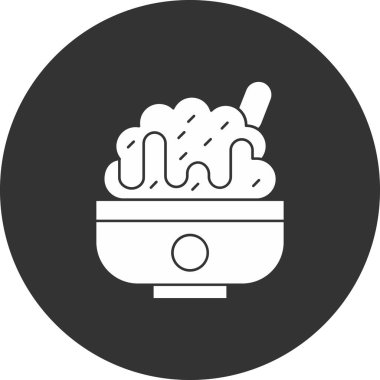 yiyecek ikonu vektör illüstrasyonu