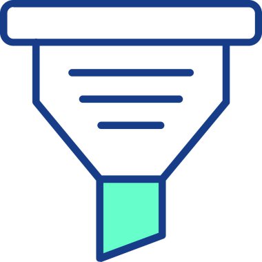 Simge vektör çizim huni