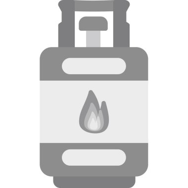 düz tasarım gaz çakmak simgesi