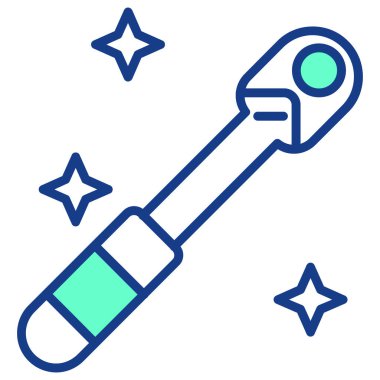 Anahtar simgesi vektör illüstrasyonu