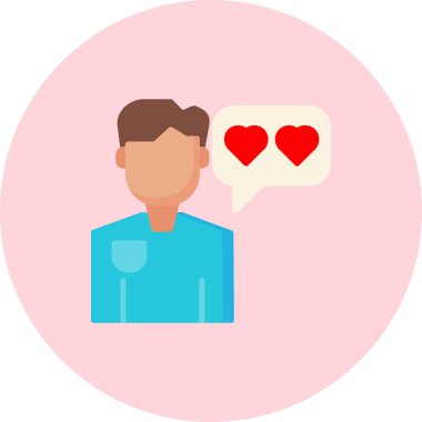 İnsan simgesinin vektör illüstrasyonu