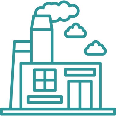 Şehir Binası modern simge, vektör illüstrasyonu