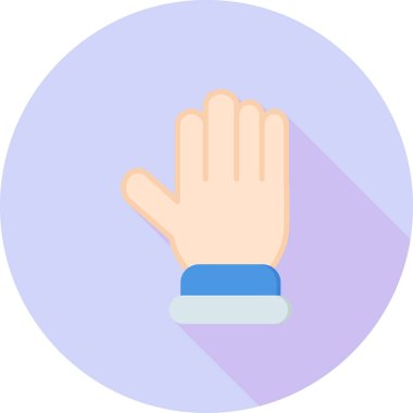 jest parmakları doldurulmuş simge - özet biçimi ile işaret eder