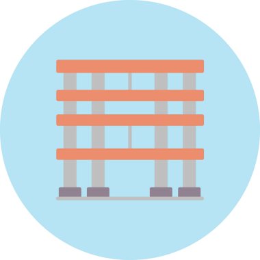 Bina. Web simgesi basit tasarım